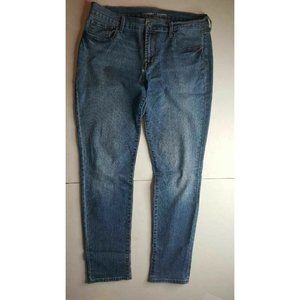 Old Navy Womens Original Mid Rise Size 12 Regular Denim Stretch Blue Jeans